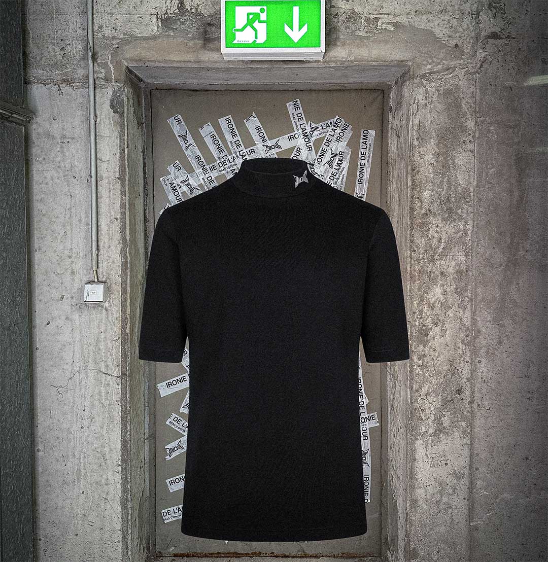 heavy regular tee [MOCK NECK]